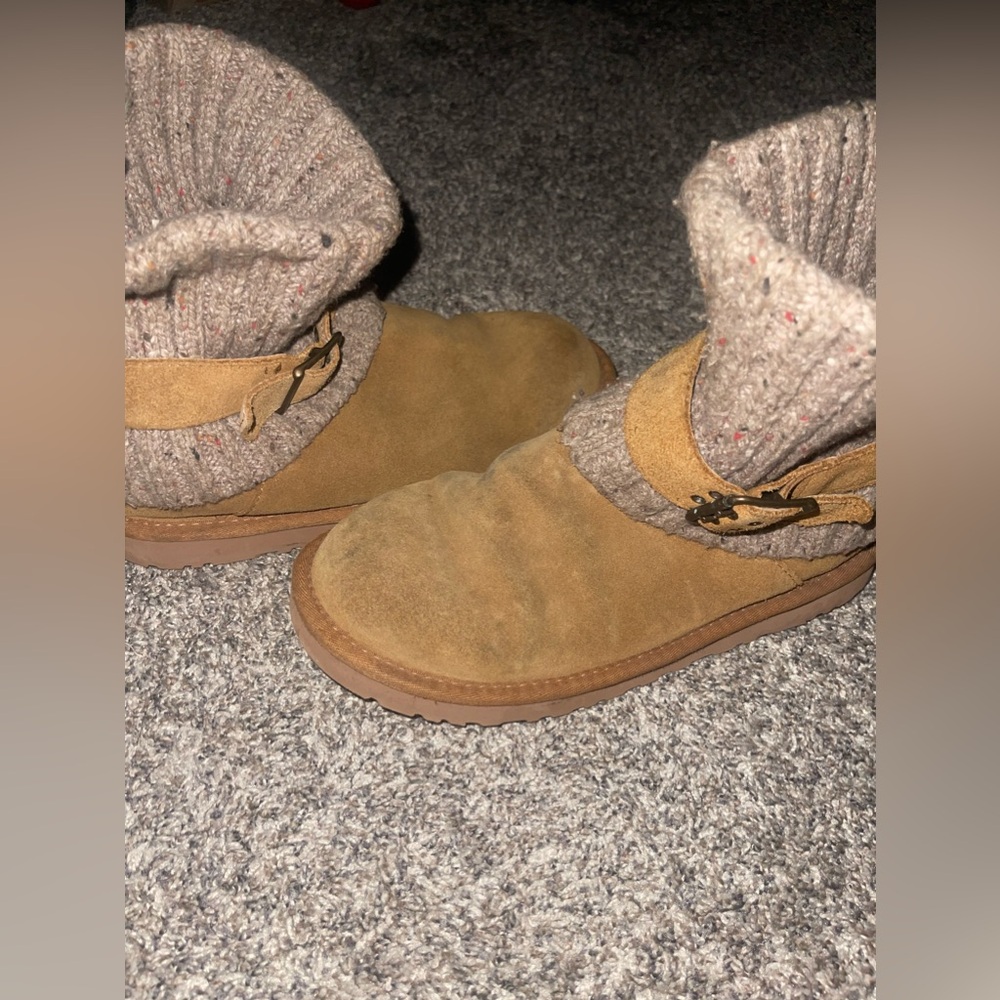 Tan UGGS, size 8